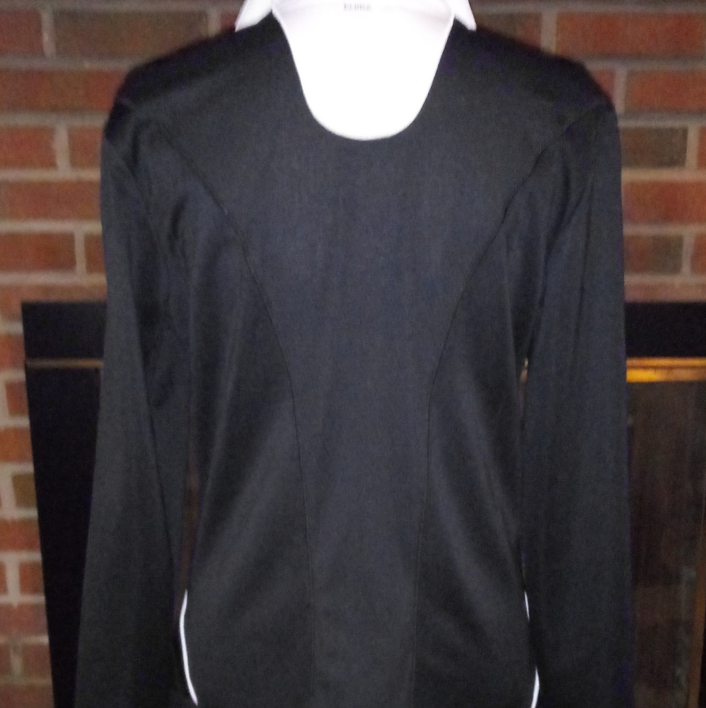 Adidas Women's Black and White Track Jacket - Picture 6 of 8